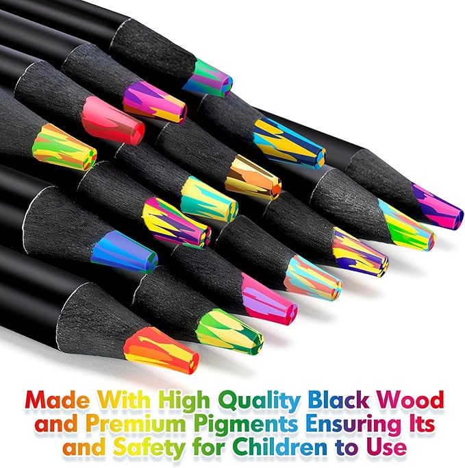 Art Supplies, 16 Colors Rainbow Colored Pencils, Classroom Back to School Supplies for Kids, Christmas Drawing Pencils for Kids Adults, Teen Girl Gifts Trendy Stuff, Stocking Stuffers Party Favors