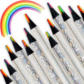 ThEast 30 Rainbow Colored Pencils, 4 Colors in 1 Rainbow Pencil for Kids, Multicolor Pencil for Adults, Teen Girl Gifts Trendy Stuff, Glitter Art Supplies, Pre-sharpened