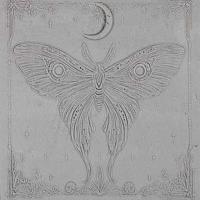 Enchanted Insect Collection Clay Texture Rollers 4-Pack (4") - Insect Set #01 - Embossing Pattern Rollers for Polymer & Ceramic Clay, Pottery & Crafts