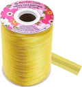 Mandala Crafts 3/4 Inch Single Fold Bias Tape for Sewing, Quilting, Piping, Hemming, Blanket & Quilt Binding – 40 Yards Metallic Gold Fabric Seam Binding Tape