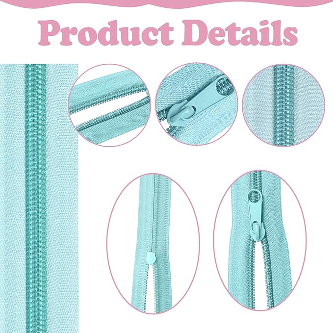 Amtvuzy 80 Yards 20 Colors Zipper,#5 Nylon Coil Zippers Bulk for Sewing,DIY Crafts and Tailoring with 200 Zipper Sliders,Zippers by The Yard for Clothes,Bags and Purse Making Supplies,etc.
