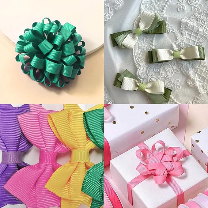Double Face Maize Yellow Satin Ribbon 5/8 inch X 50 Yards Polyester Maize Yellow Ribbon for Gift Wrapping Very Suitable for Weddings Party Hair Bow Invitation Decorations and More