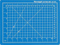 Dahle Vantage 10690 Premium Self-Healing Cutting Mat, 9"x12", 1/2" Grid, 5 Layers for Max Healing, Perfect for Crafts & Sewing, Blue