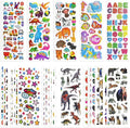 696 PCS 3D Puffy Stickers for Kids – 28 Sheets of Reusable Foam Designs with Animals, Dinosaurs, Sports, Vehicles & More, Waterproof Decorations for Toddler Crafts, Scrapbooks & Classroom Rewards