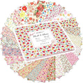 42 Pieces 10″ Pre-Cut Floral Prints Cotton Fabric Squares