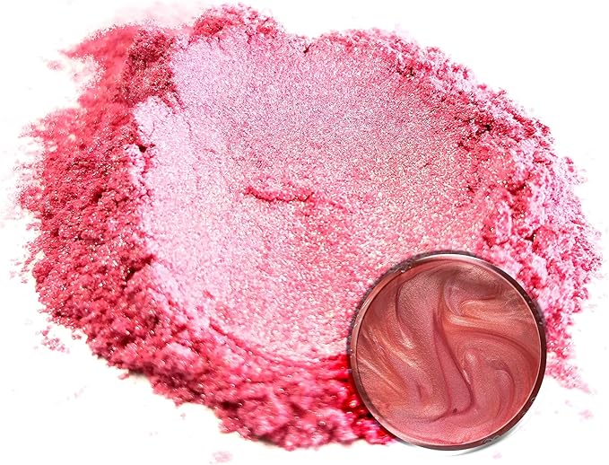 Eye Candy Pigments Premium Red Mica Powder - Orangeola (50gr) - for Epoxy, Resin, Soap, Paint, Woodworking, Acrylic Pouring, Bath Bombs, Fishing Lures - DIY Arts and Crafts Additive