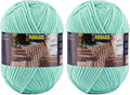 2 Skeins Fluffy Chenille Yarn for Crocheting - Baby Blanket Yarn for Knitting - Velvet Yarn for Amigurumi Crochet, Ultra Soft Yarns Total Weight 400g/14oz, Total Length 480m/524yard