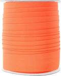 Mandala Crafts 55 Yards 1 Inch Sunset Orange Double Fold Bias Tape for Sewing - Bias Binding Tape for Quilting Binding, Hemming, Seam, and Fabric Piping