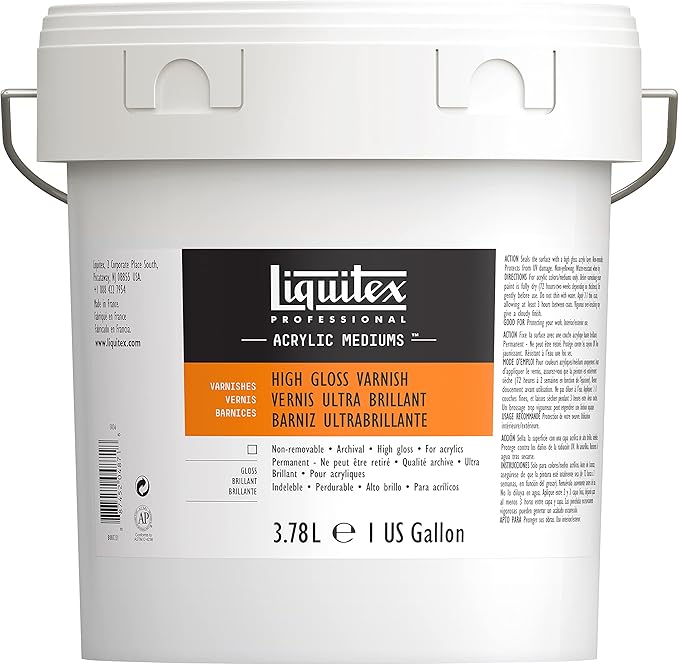 Liquitex Professional High Gloss Varnish, 3.78L (gallon/128-oz)