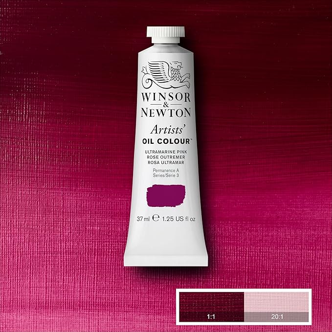 Winsor & Newton Artists' Oil Color, 37ml (1.25 oz) Tube, Ultramarine Pink