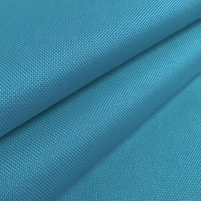 Waterproof Canvas Fabric by The Yard 600D Upholstery Cordura Fabric 58" Wide for Chairs Indoor Outdoor Water Resistant Canvas Polyester Material Sewing DIY Cloth, 3 Yards Cyan Blue