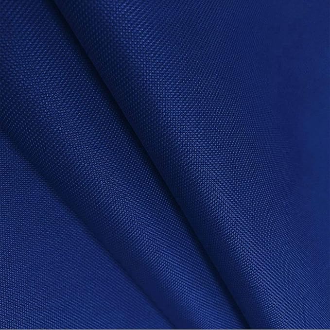 Waterproof Canvas Fabric by The Yard 600D Upholstery Cordura Fabric 58" Wide for Chairs Indoor Outdoor Water Resistant Canvas Polyester Material Sewing DIY Cloth, 5 Yards Royal Blue