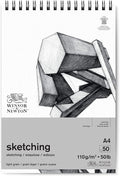 Winsor & Newton Sketch Paper, A4, Extra White 50 Count