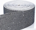 Novani Self Adhesive Rhinestone Ribbon, 1.53 Inch Wide 3 Yards 1 Roll, Black Crystal Diamond Bling Strips for DIY Crafts, Home Decor, Clothing,Shoes, Car Decoration（Black）