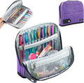 Crochet Hook Case - Stand Up Organizer - Unique Design - Knitting & Crochet Supplies Holder