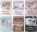 60 PCS Vintage Photo Frame Hard Card Scrapbook Stickers, Aesthetic Decorative Window Frame Sticker for Scrapbooking Supplies Junk Journal Handmade DIY Craft Decoration, Journaling Collage