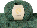 100% Merino Wool Yarn, 3-Ply Luxurious and Soft Yarn for Hand Knitting & Crocheting (Dark Green,1Ball)