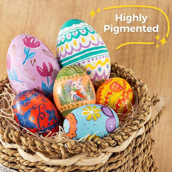 Ohuhu Acrylic Paint Markers Dual Tips: 72 Colors Brush & Dot Paint Pens High Opacity Acrylic Markers Waterproof Lightfast for Christmas Gifts Rock Painting 3D Prints Egg Wood Glass Ceramic DIY Crafts