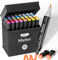 M&G 40 Colors Dual Tip Alcohol Markers, Drawing Markers, Coloring Marker for Adult Sketching -Stocking Stuffers, Christmas Gift Idea for artists - Art Supplies
