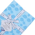 Tinyspool & Co. 100% American Cotton Fabric – 3 Yard Cut Quilting Fabric – Prewashed Preshrunk Yardage for Quilt Backing Borders Binding Sewing Crafts – Eternal Bleu No.14 – Summer Blue