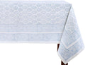 ATOSII Cotton Tablecloth Amalfi Blue 72" X 120" Inches Rectangle