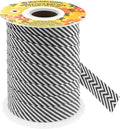 Mandala Crafts 1/2 Inch Single Fold Bias Tape for Sewing, Quilting, Piping, Hemming, Blanket & Quilt Binding – 55 Yards Black White Plaid Fabric Seam Binding Tape