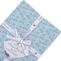 Tinyspool & Co. 100% American Cotton Fabric – 3 Yard Cut Quilting Fabric – Prewashed Preshrunk Yardage for Quilt Backing Borders Binding Sewing Crafts – Merry Mermaid No.15 – Jade Flora