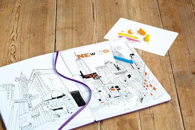 Leuchtturm1917 - Medium A5 Hardcover Sketchbook (Lemon) - 112 Pages of 150g/m² Paper