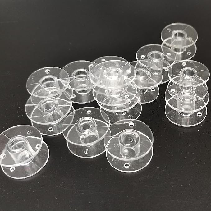 HONEYSEW Plastic Bobbins for Singerr Heavy Duty Sewing Machine 44S 4411, 4423, 4452, 5511, 5523, 5532 (20PCS/Pack)