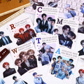 Alideco 120pcs Scrapbook Stickers Vintage Fashionable Youthful boy Scrapbooking Junk Journal Crafts Embelishment Decoration Stickers (nianshaoyouwei)