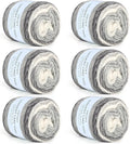 Aeelike Gradient Yarn for Crocheting, 6 Skeins Cake Yarns Fairyland Yarn 100g (3.52 oz) 245m (267 Yards) # 3 Light Weight - Super Soft Ombré Yarns for Making Colorful Crafts, Grey White Gradient