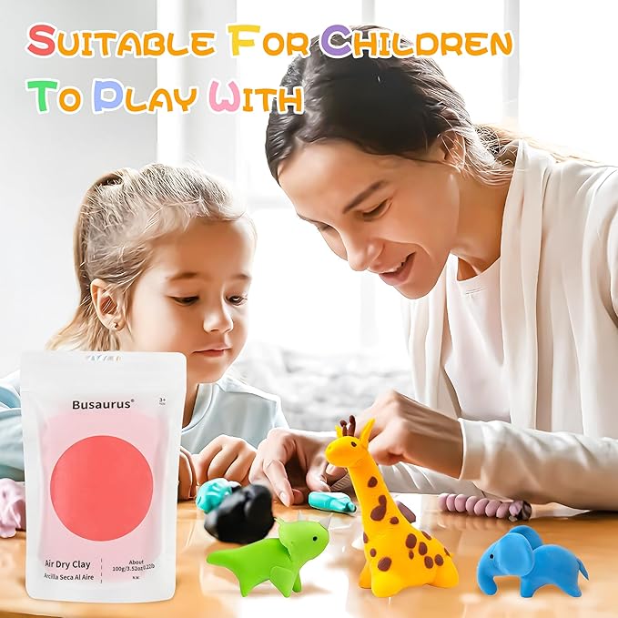 100g Blue Air Dry Foam Clay, DIY Magic Model Clay for Kids, Colorful Soft Clays for School Supply, Slime, Art Projects, Cosplay - Non-Sticky, Non-Toxic & Safe - Gifts for Boys & Girls and Adult