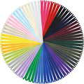 Zippers, DOITEM 72 pcs Zippers for Sewing 25cm/10 Inch Multicolor Nylon Coil Zippers for Sewing and Crafts 24 Colors
