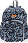 Yarn Storage Organizer Knitting Bag Backpack - Large Size with Grommets, Portable Crochet & Knitting Accessories Bag (Paisley)