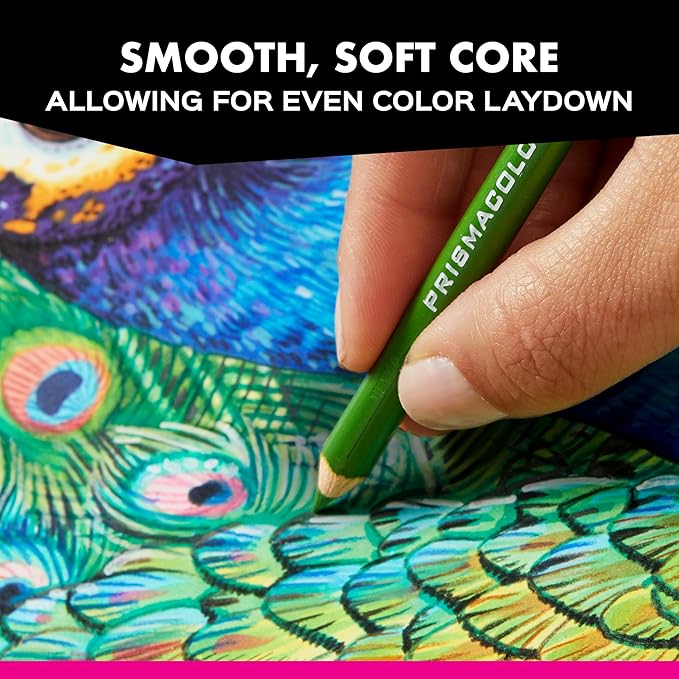 Prismacolor Premier Colored Pencils, Soft Core, Assorted Colors for Dark Paper, Limited Edition, 14 Count - Drawing, Coloring, Creative, Art Supplies, Holiday Gift