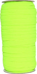 Mandala Crafts 10mm 50 Yds Roll of Lime Green Elastic Bands for Sewing - 3/8 Flat Elastics Cord - 3 8 Inch Braided Stretch Straps for Crafting