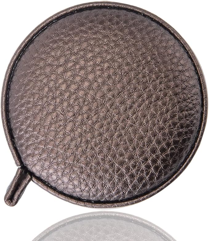 3m/120 Tape Measure Body Measuring Tape for Body Cloth Tape Measure for Sewing Fabric Tailors Medical Measurements Tape Dual Sided Retractable Ruler with Push Button Round (Dark Brown)