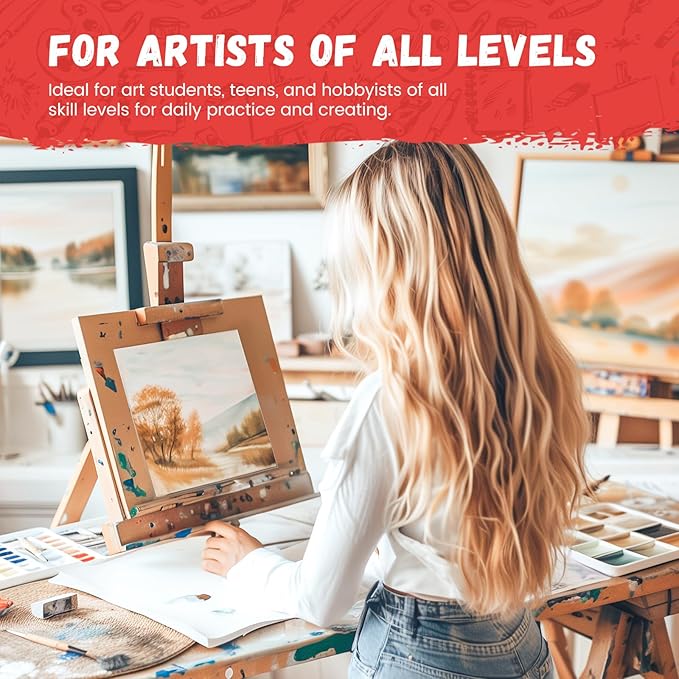 Simetufy 5x7 Inch 96 Pack Small Painting Canvas Boards Mini Blank Canvas Panels, Primed Acid Free for Oil Paint,Watercolor,Acrylic Paint