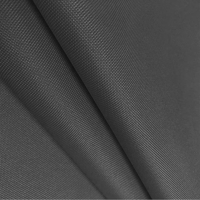 Waterproof Canvas Fabric by The Yard 600D Upholstery Cordura Fabric 58" Wide for Chairs Indoor Outdoor Water Resistant Canvas Polyester Material Sewing DIY Cloth, 3 Yards Grey