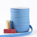 Bias Tape Double Fold 1/2 inch, Double Fold Bias Binding Tape 55 Yards (Blue) and 4 Pieces Sewing Fabric Chalks for Crafts, Sewing, Seaming, Hemming, Piping, Quilting.