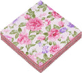 84 Pcs Pink Cotton Fabric Quilt Squares 5x5, Charm Packs for Quilting 5 inch, 5" Charm Squares for Quilting, Sewing, Patchwork, Birthday Valentine's Party Decor, and Crafts - Pink