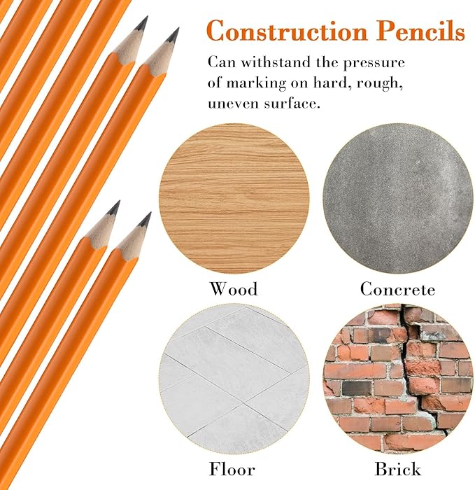 Fainne 102 Pcs Bulk Thick Jumbo Graphite Pencils Set 96 Fat Giant Large Pencils and 6 Sharpeners Enhanced Grip for Art Drafting Writing Drawing Office and Home Use(Orange, Gold,Triangle)