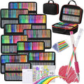 378 Pack Glitter Gel Pens Set,198 Colors Pens Include 180 Colored Gel Pens with 180 Refills,18 Color Color Gel Pen for Adults Coloring Drawing Journaling Scrapbook
