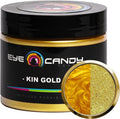 Eye Candy Pigments Premium Gold Mica Powder - Kin Gold (50gr) - for Epoxy, Resin, Soap, Paint, Woodworking, Acrylic Pouring, Bath Bombs, Fishing Lures - DIY Arts and Crafts Additive