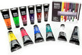 Liquitex BASICS Acrylic Paint Set, 12 x 118ml (4-oz) Tube Paint Set
