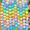 10MM 36PCS Colorful Selenite Gypsum Stone Crystal Beads for Jewelry Making DIY Bracelet