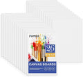 FUMILE Canvas Boards for Painting 8x10, 26 Pack Canvases Primed Acid Free Blank Canvas Panels for Classroom and Parties