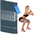 Fabric Mini Resistance Bands Sets for Trainers, Bootcamp, Gym for Men and Women in Fun Colors - Ebook, Videos and Workout Chart Included by Iron Core Fitness