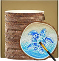 3 Inch Wood Slices Discs Ornaments for Crafts, 24 Pcs 2.8-3.1 inches Diameter 0.2 inches thickniss