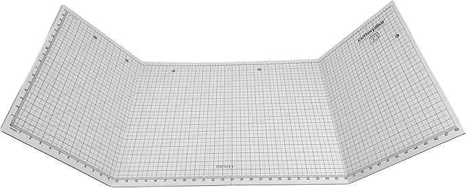 FLIP and FOLD 48 CutterPillar Versatile 5-IN-1 Mat for Travel and Storage - Fabric and Sewing Craft Projects - Self-Healing Mat 36"x48"-11"x17"